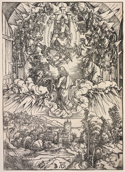Johannes åbenbaring: Johannes foran tronen af Albrecht Dürer