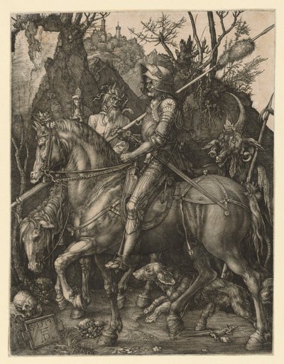Ridder, død og djævel af Albrecht Dürer