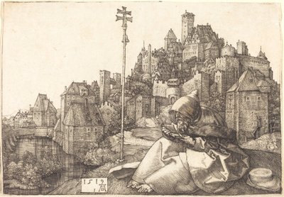 Sankt Antonius læsning af Albrecht Dürer