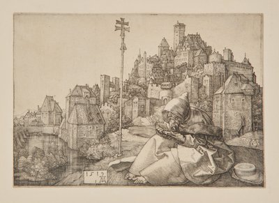 Sankt Antonius læser af Albrecht Dürer