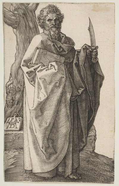 Sankt Bartolomæus, 1523. af Albrecht Dürer