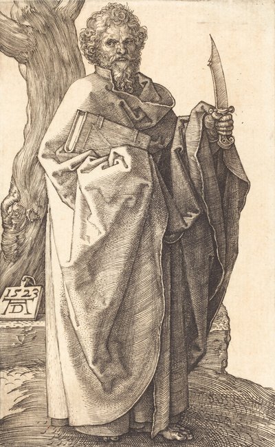 Sankt Bartolomæus, 1523. af Albrecht Dürer