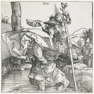 Sankt Christopher af Albrecht Dürer