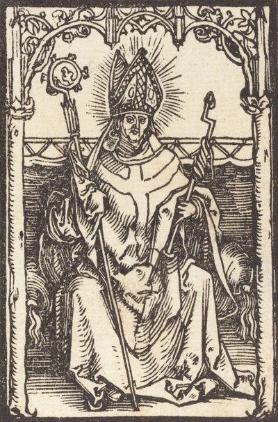 Saint Erasmus, c. 1500. af Albrecht Dürer