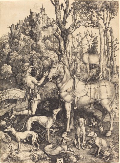 Sankt Eustace af Albrecht Dürer