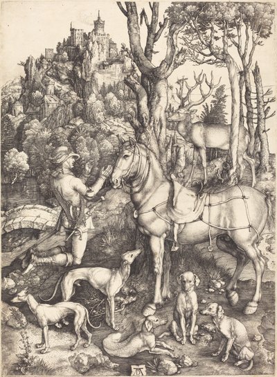 Sankt Eustace af Albrecht Dürer
