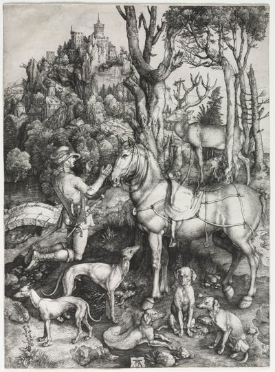 Sankt Eustace af Albrecht Dürer