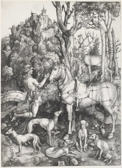 Sankt Eustace af Albrecht Dürer