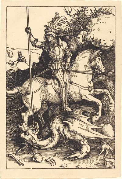 Saint George dræber dragen af Albrecht Dürer