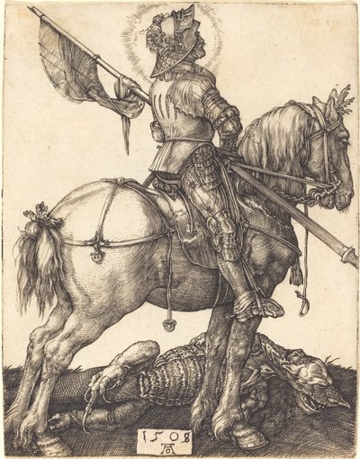 Sankt Georg til hest af Albrecht Dürer