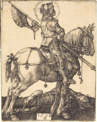 Sankt Georg til hest af Albrecht Dürer