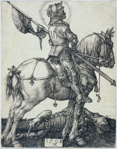 Sankt Georg til hest (Bartsch 54) af Albrecht Dürer