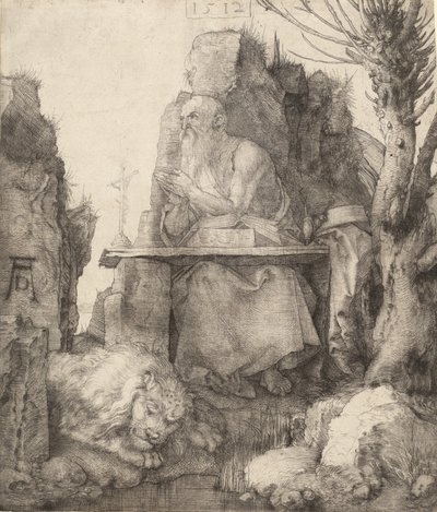 Sankt Hieronymus ved Pollard Willow, 1512. af Albrecht Dürer