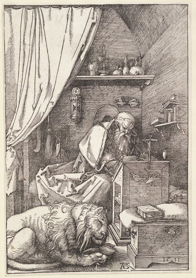 Sankt Hieronymus i sin celle af Albrecht Dürer