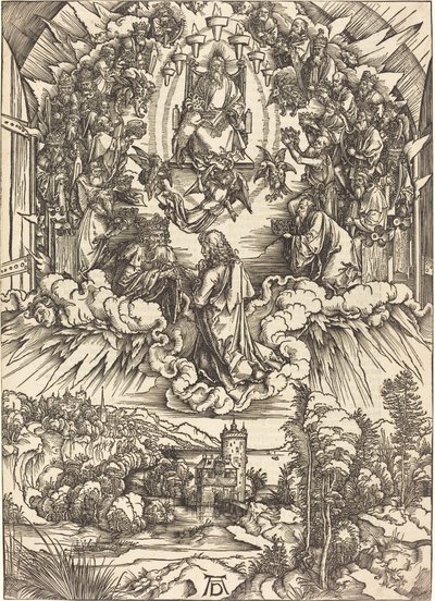 Sankt Johannes foran Gud og de ældste af Albrecht Dürer
