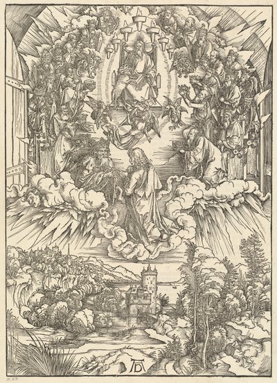 Sankt Johannes foran Gud og de ældste af Albrecht Dürer