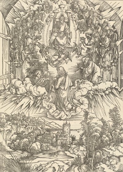 Sankt Johannes foran Gud og de ældste, 1498. af Albrecht Dürer