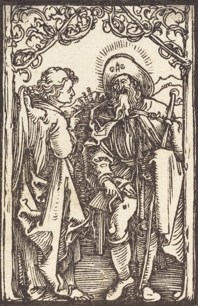 Saint-Roch, ca. 1500. af Albrecht Dürer