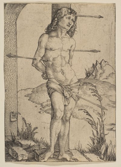 Sankt Sebastian bundet til søjlen af Albrecht Dürer