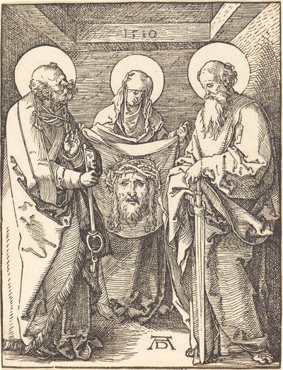 Sankt Veronica mellem de hellige Peter og Paulus af Albrecht Dürer