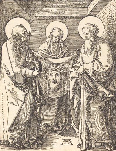 Sankt Veronica mellem de hellige Peter og Paul, 1509. af Albrecht Dürer