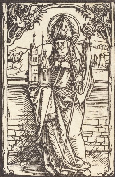Sankt Wolfgang, ca. 1500. af Albrecht Dürer