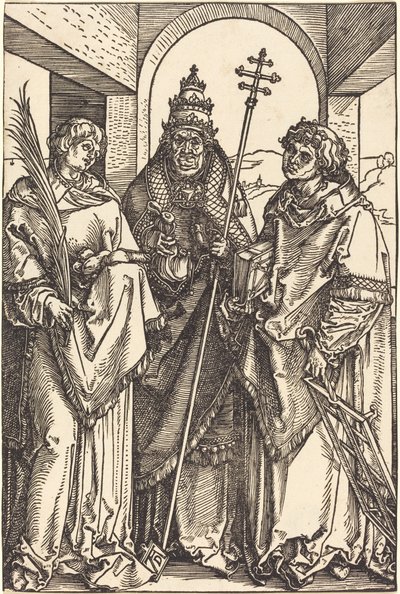 De hellige Stephen, Sixtus og Lawrence af Albrecht Dürer