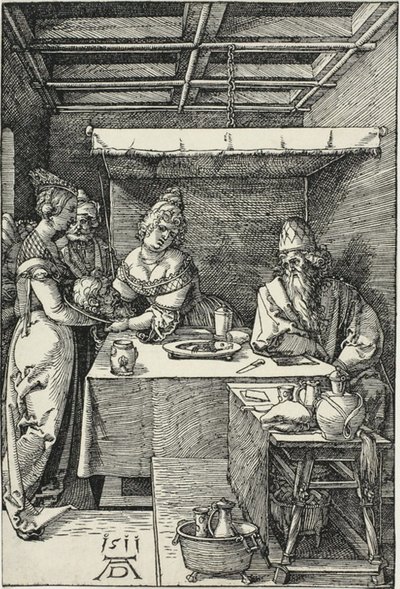 Salome præsenterer Johannes Døberens hoved for Herodias af Albrecht Dürer