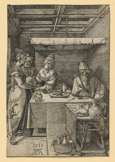 Salome modtager Johannes Døberens hoved af Albrecht Dürer
