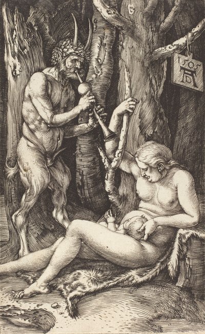 Satyrfamilien, 1505. af Albrecht Dürer