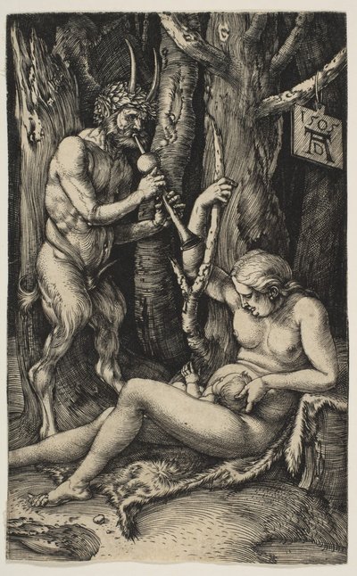 Satyrfamilien, 1505. af Albrecht Dürer
