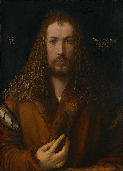 Selvportræt i et pelsskørt, 1500. af Albrecht Dürer