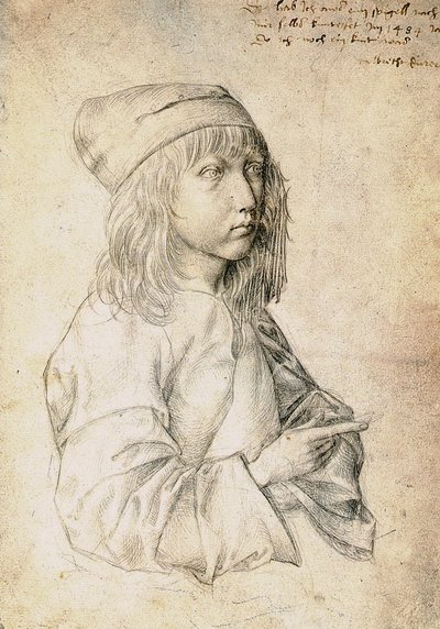 Selvportræt som trettenårig af Albrecht Dürer