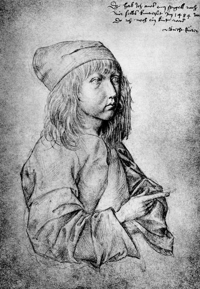 Selvportræt i en alder af tretten, 1484, 1936 af Albrecht Dürer