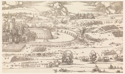 Belejring af en by (del 1) af Albrecht Dürer