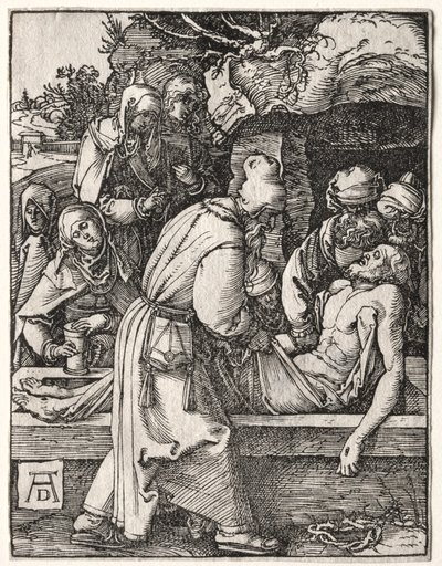 Lille lidenskab: aflejringen. af Albrecht Dürer