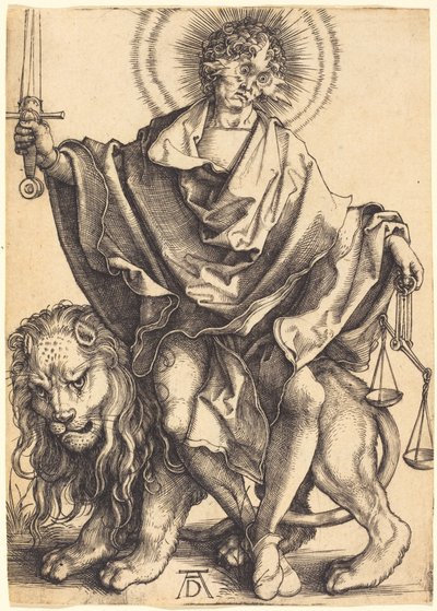 Sol Iustitiae ("Retfærdighedens sol") af Albrecht Dürer