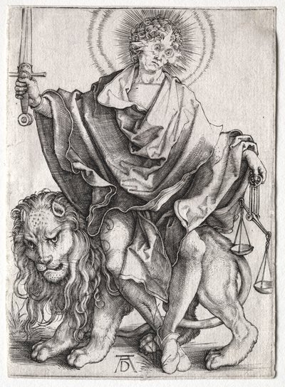 Retfærdighedens søn, ca. 1500. af Albrecht Dürer