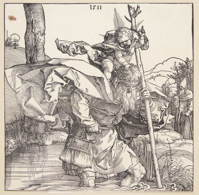 St. Christopher af Albrecht Dürer