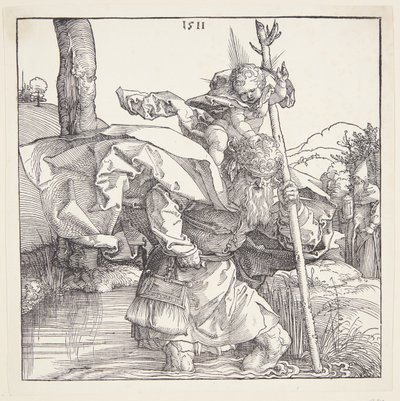 St. Christopher af Albrecht Dürer