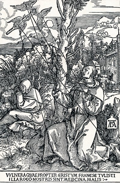 St. Francis modtager Stigmata, 1504 1906 af Albrecht Dürer