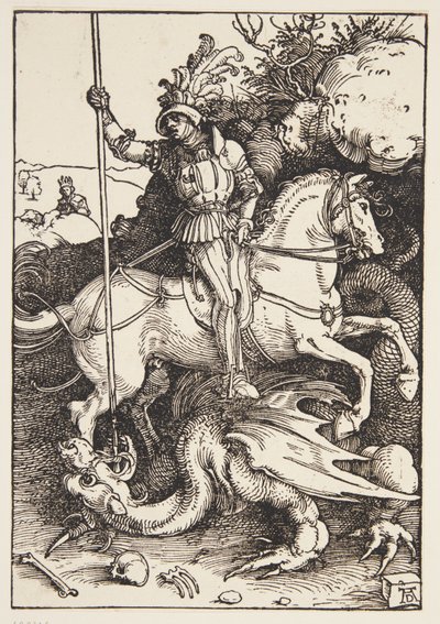 St. Georg dræber dragen af Albrecht Dürer