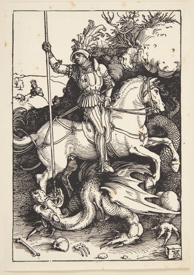 St. Georg dræber dragen af Albrecht Dürer