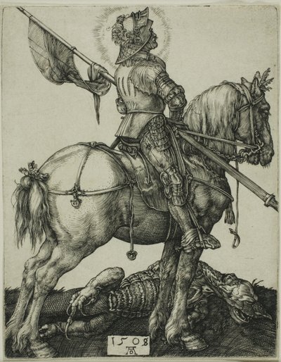 St. George til hest af Albrecht Dürer