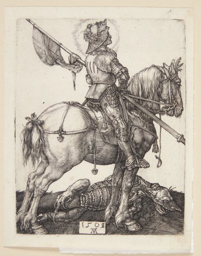 St. George til hest af Albrecht Dürer