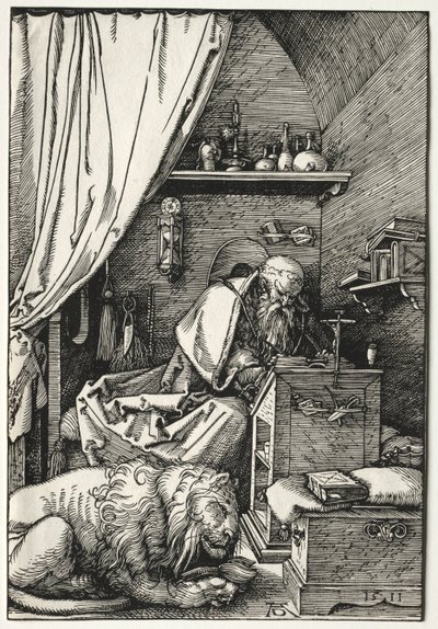 Sankt Hieronymus i hans celle, 1511. af Albrecht Dürer