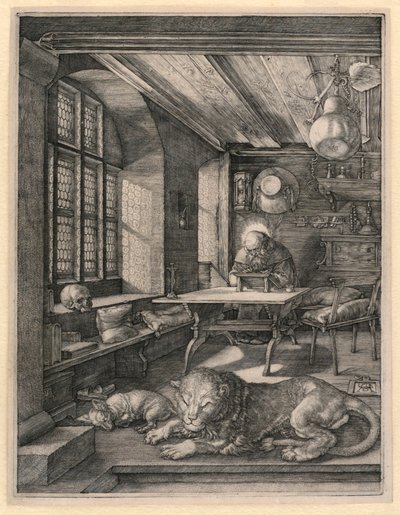 Sankt Hieronymus i hans Studie af Albrecht Dürer