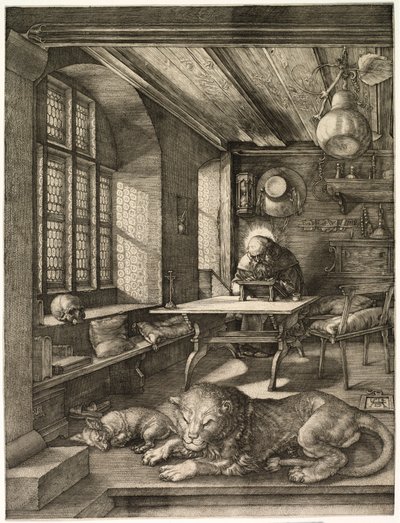 Sankt Hieronymus i hans Studie af Albrecht Dürer