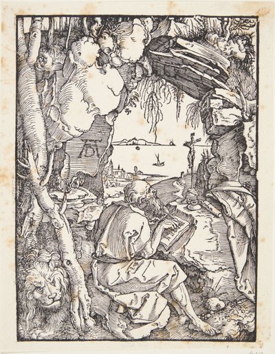 St. Jerome i hulen af Albrecht Dürer