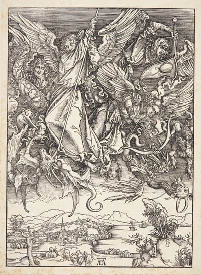 St. Michael kæmper mod dragen af Albrecht Dürer